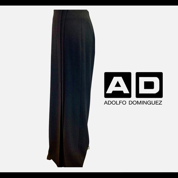 Adolfo Dominguez Black Maxi Skirt Size 2 - Picture 15 of 15